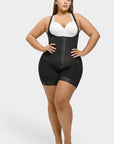 Felicia Short Powernet® - Ademende Latex Body met Open Borst, Buikcontrole en Stevige Compressie Shapewear. - Bella Fit™