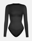 Milena – Ultra - Soft Sculpted Silhouette Naadloze Long - Sleeve Bodysuit - Bella Fit™