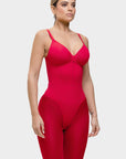 Stefanie Zipper - Naadloos Plunge Bodysuit – Borstondersteuning en Interne Clips - Bella Fit™