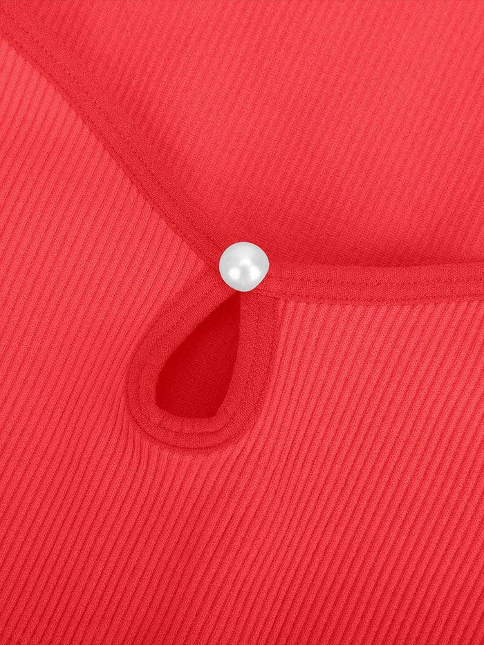 Maya – Sculpt Knit Muse Naadloze Rib Contour Bodysuit - Bella Fit™