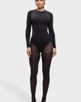 Milena – Ultra - Soft Sculpted Silhouette Naadloze Long - Sleeve Bodysuit - Bella Fit™