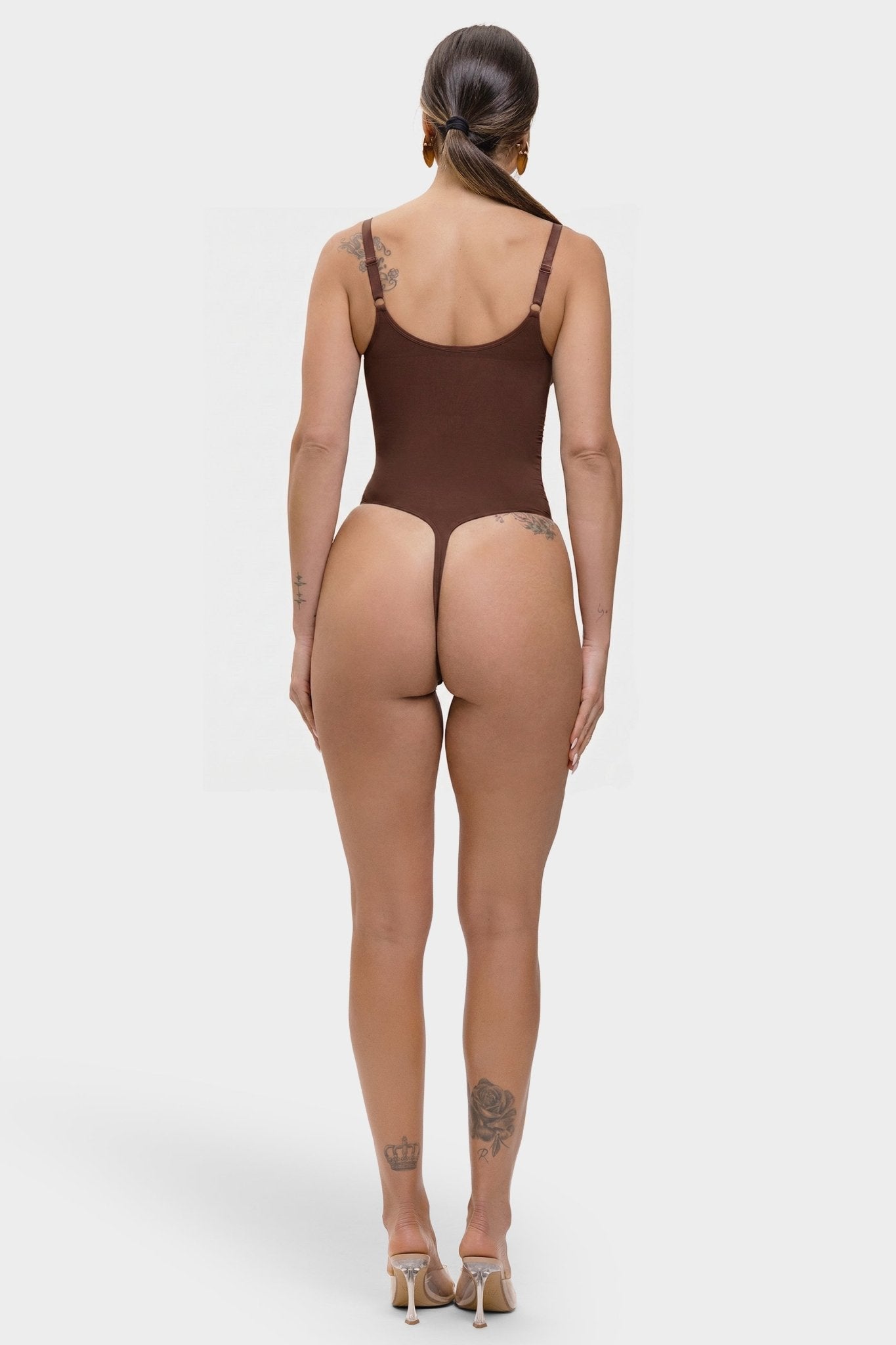 Stefanie Zipper - Naadloos Plunge Bodysuit – Borstondersteuning en Interne Clips - Bella Fit™