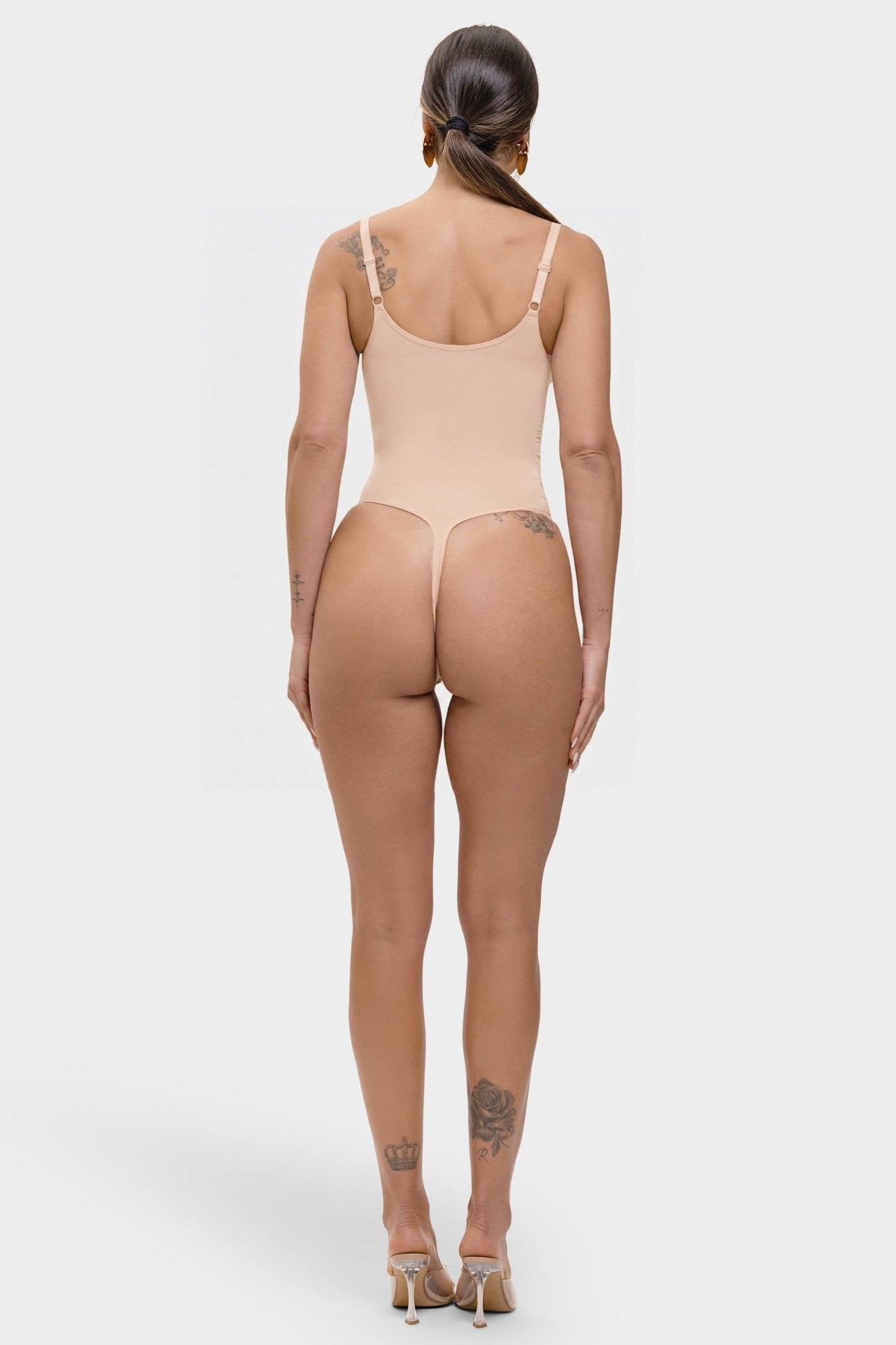 Stefanie Zipper - Naadloos Plunge Bodysuit – Borstondersteuning en Interne Clips - Bella Fit™