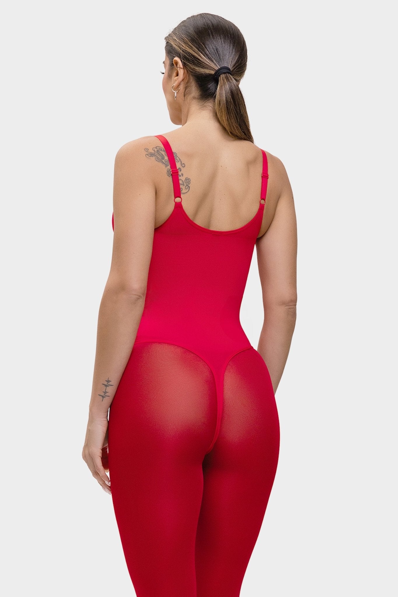 Stefanie Zipper - Naadloos Plunge Bodysuit – Borstondersteuning en Interne Clips - Bella Fit™