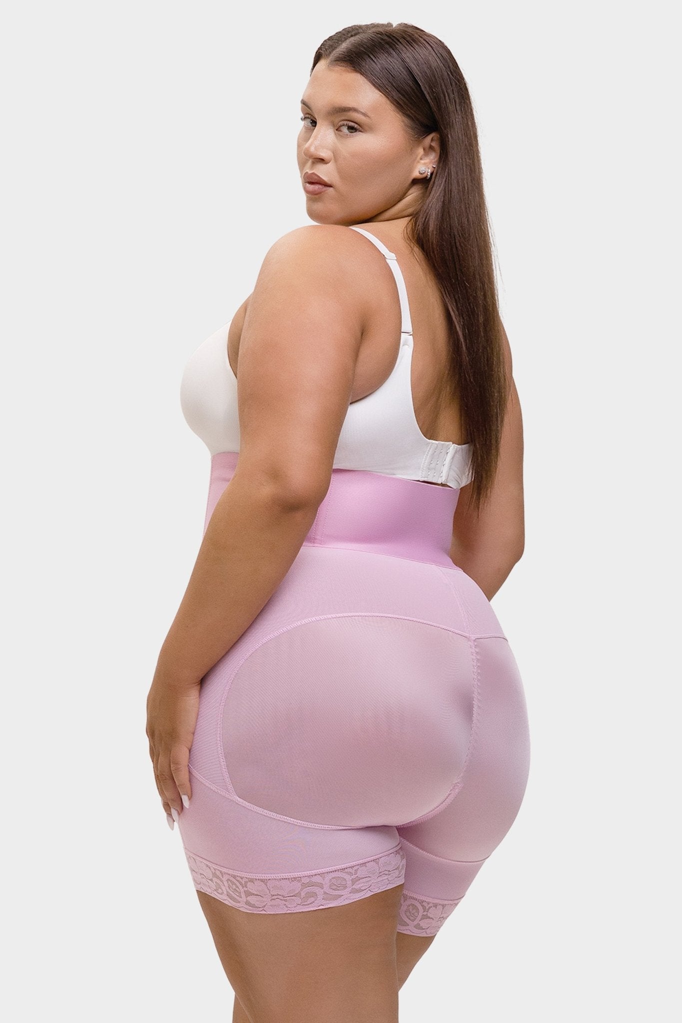 Valentina 2.0 - Hoog Getailleerd Body Shaper 3 Rijen Haakjes En Baleinen - Bella Fit™