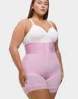 Valentina 2.0 - Hoog Getailleerd Body Shaper 3 Rijen Haakjes En Baleinen - Bella Fit™