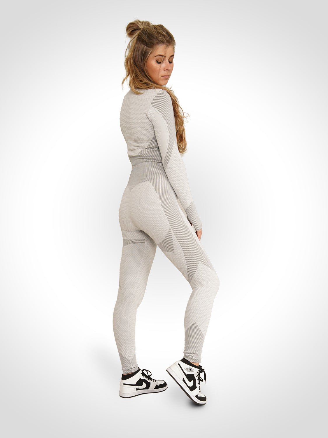 Chelsea - Sport Set Met Ritssluiting En Hoge Taille Legging - Bella Fit™